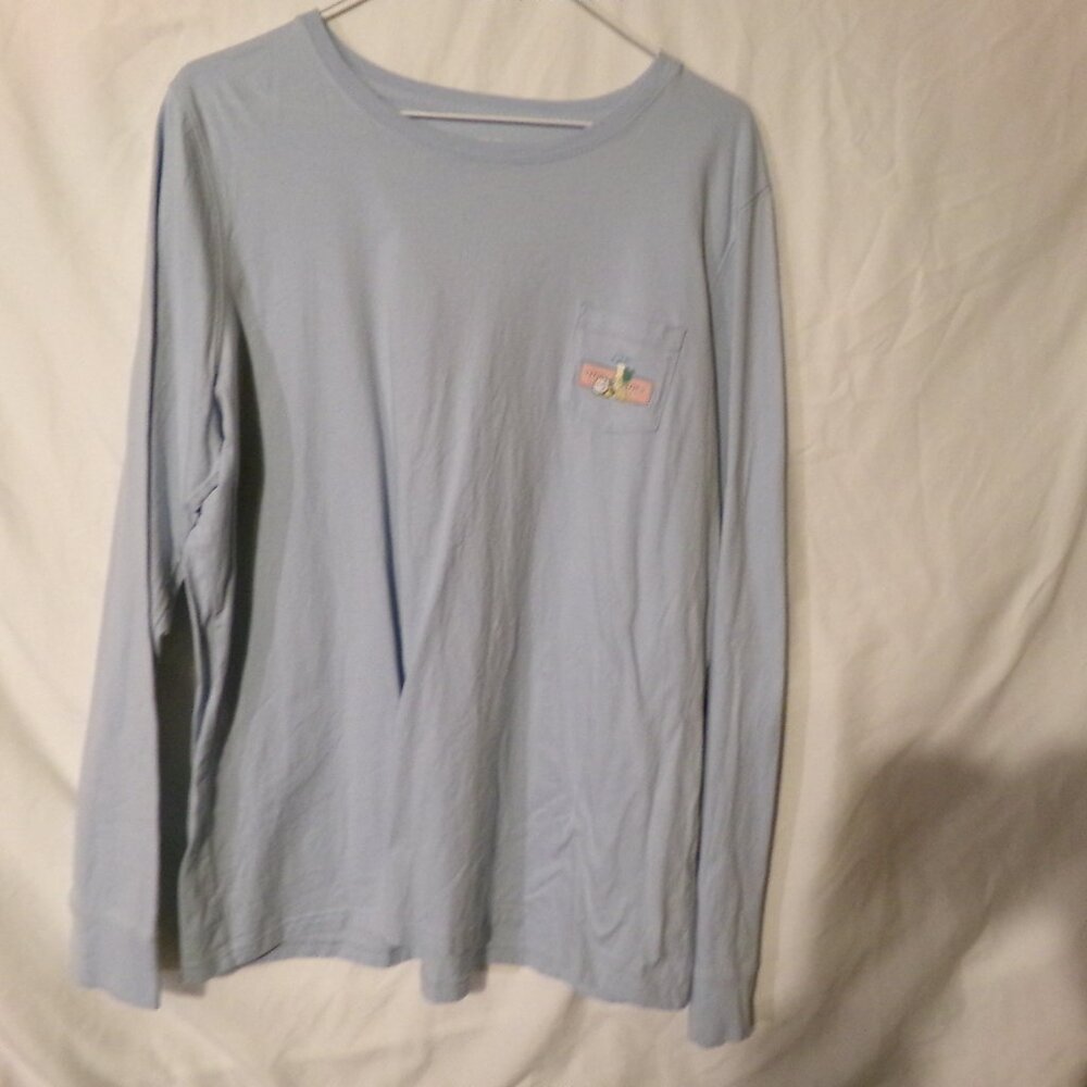 Vineyard Vines Men’s Blue Long Sleeve Shirt – Size XL